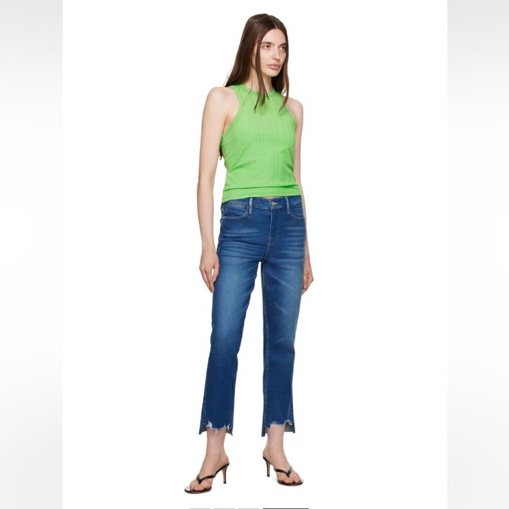 DISTRESSED CONDITION WOMEN’S SIZE 28 FRAME LE HIGH STRAIGHT STAGGERED HEM JEAN